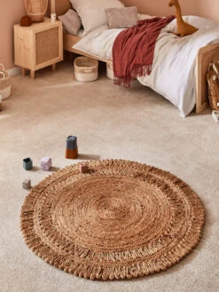 Jute-Teppich, Natural 4 Jute-Teppich, Natural -Einrichtungsgegenstände Geschäft Skyarp JuteTeppich Beige Natural 150rund mil3