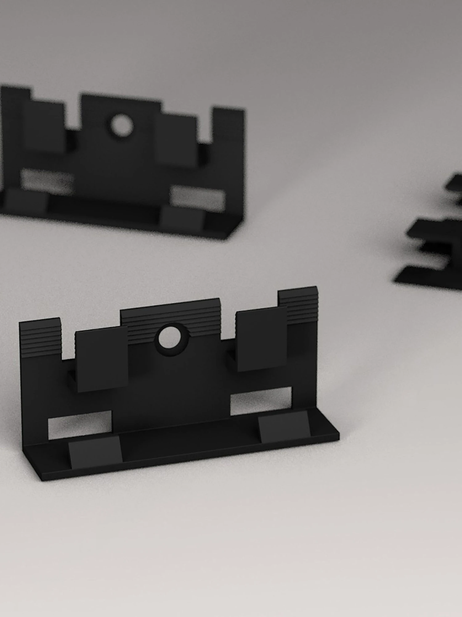 Verlegezubehör, Schwarz Verlegezubehör, Schwarz -Einrichtungsgegenstände Geschäft SockelleistenClips Zubehoer 30 mil