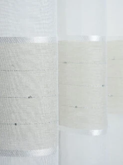 Ösenschal, Taupe 6 Ösenschal, Taupe -Einrichtungsgegenstände Geschäft Sontje Gardine Oesenschal Beige Taupe 140x245 lup2