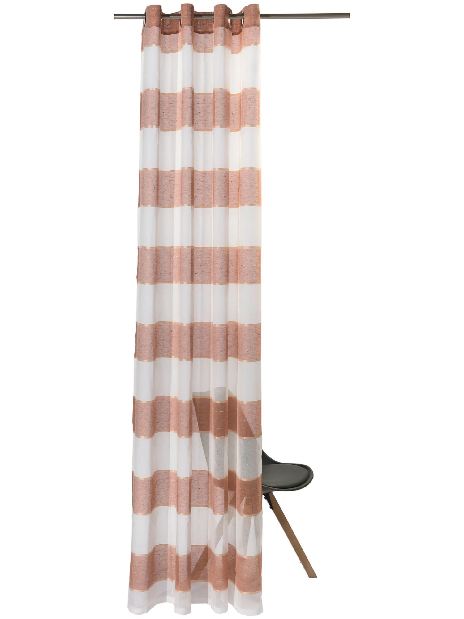 Ösenschal, Terra Ösenschal, Terra -Einrichtungsgegenstände Geschäft Sontje Gardine Oesenschal Rot Terra 140x245 pla2