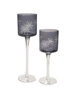 Teelichthalter, Grau -Einrichtungsgegenstände Geschäft StarLightUp Teelichthalter Grau set