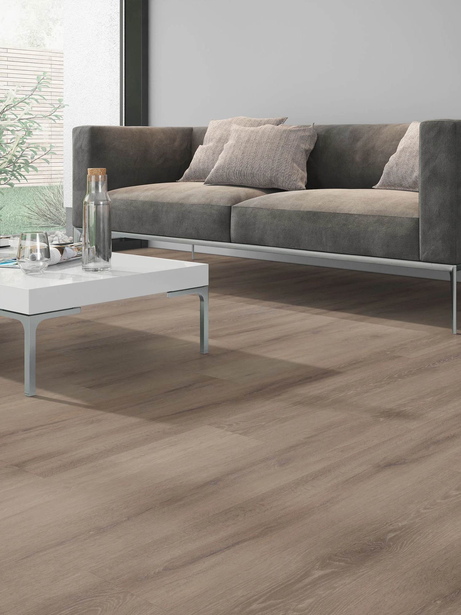 Vinylboden, Cerused Oak 065 Vinylboden, Cerused Oak 065 -Einrichtungsgegenstände Geschäft Strong55 VinylPlanke CerusedOak mil