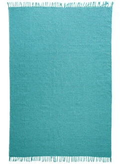 Flachgewebe-Teppich, Türkis -Einrichtungsgegenstände Geschäft Summerweave Handwebteppich tuerkis pla