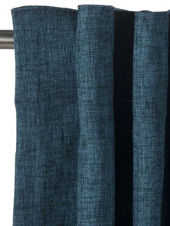 Vorhang Mit Gardinenband, Petrol -Einrichtungsgegenstände Geschäft Sunna Gardine VerdeckteSchlaufe Blau Petrol 140x245 lup1