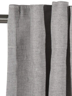 Vorhang Mit Gardinenband, Silber -Einrichtungsgegenstände Geschäft Sunna Gardine VerdeckteSchlaufe Hellgrau Silber 140x245 lup1