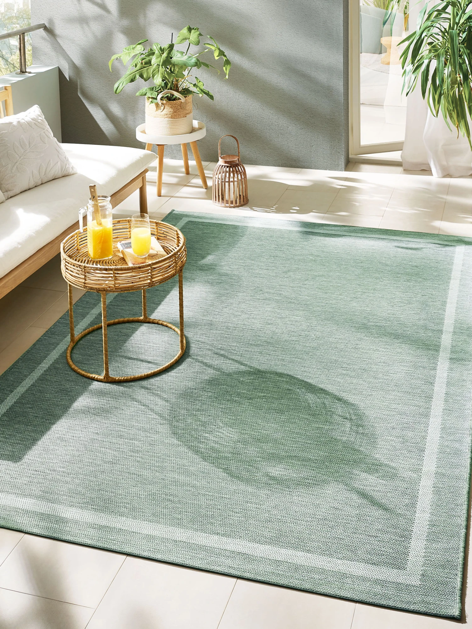 Outdoor-Teppich, Perlmutt Outdoor-Teppich, Perlmutt -Einrichtungsgegenstände Geschäft Svana OutdoorTeppich Gruen Perlmutt 160x230 mil2