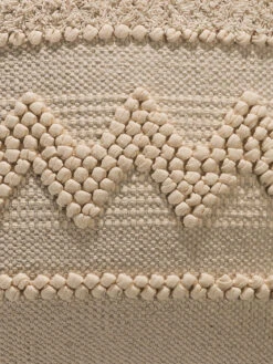 Kissen, Nature -Einrichtungsgegenstände Geschäft Talamanca Kissen Weiss Offwhite 45x45 lup