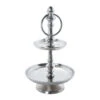 Etagere, Silber -Einrichtungsgegenstände Geschäft TeaTime Etagere Silber 15x15x23 per
