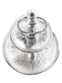 Etagere, Silber 3 Etagere, Silber -Einrichtungsgegenstände Geschäft TeaTime Etagere Silber 15x15x23 pla