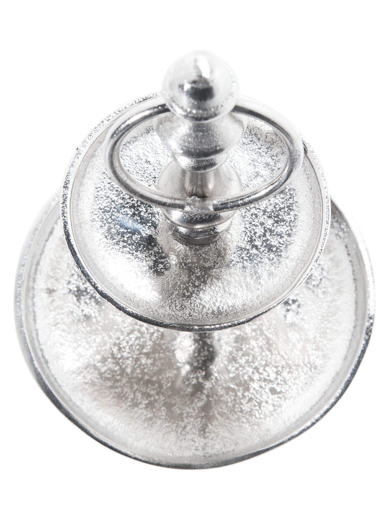 Etagere, Silber Etagere, Silber -Einrichtungsgegenstände Geschäft TeaTime Etagere Silber 15x15x23 pla