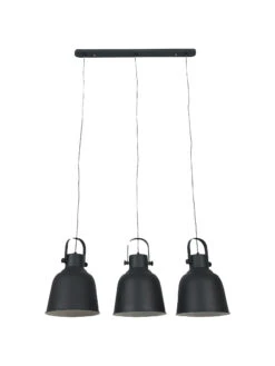 Hängeleuchte, Sand Black -Einrichtungsgegenstände Geschäft Timelessi 3erHaengeleuchte Schwarz SandBlack 25x72x183 per3