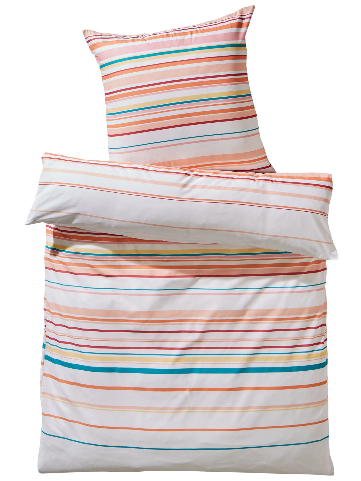 Renforcé-Bettwäsche, Koralle Renforcé-Bettwäsche, Koralle -Einrichtungsgegenstände Geschäft Tivi Bettwaesche Rosa Koralle 135x200 pla