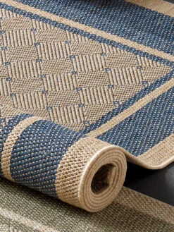 Outdoor-Teppich, River -Einrichtungsgegenstände Geschäft Valley Flachgewebe Teppich blau river lup