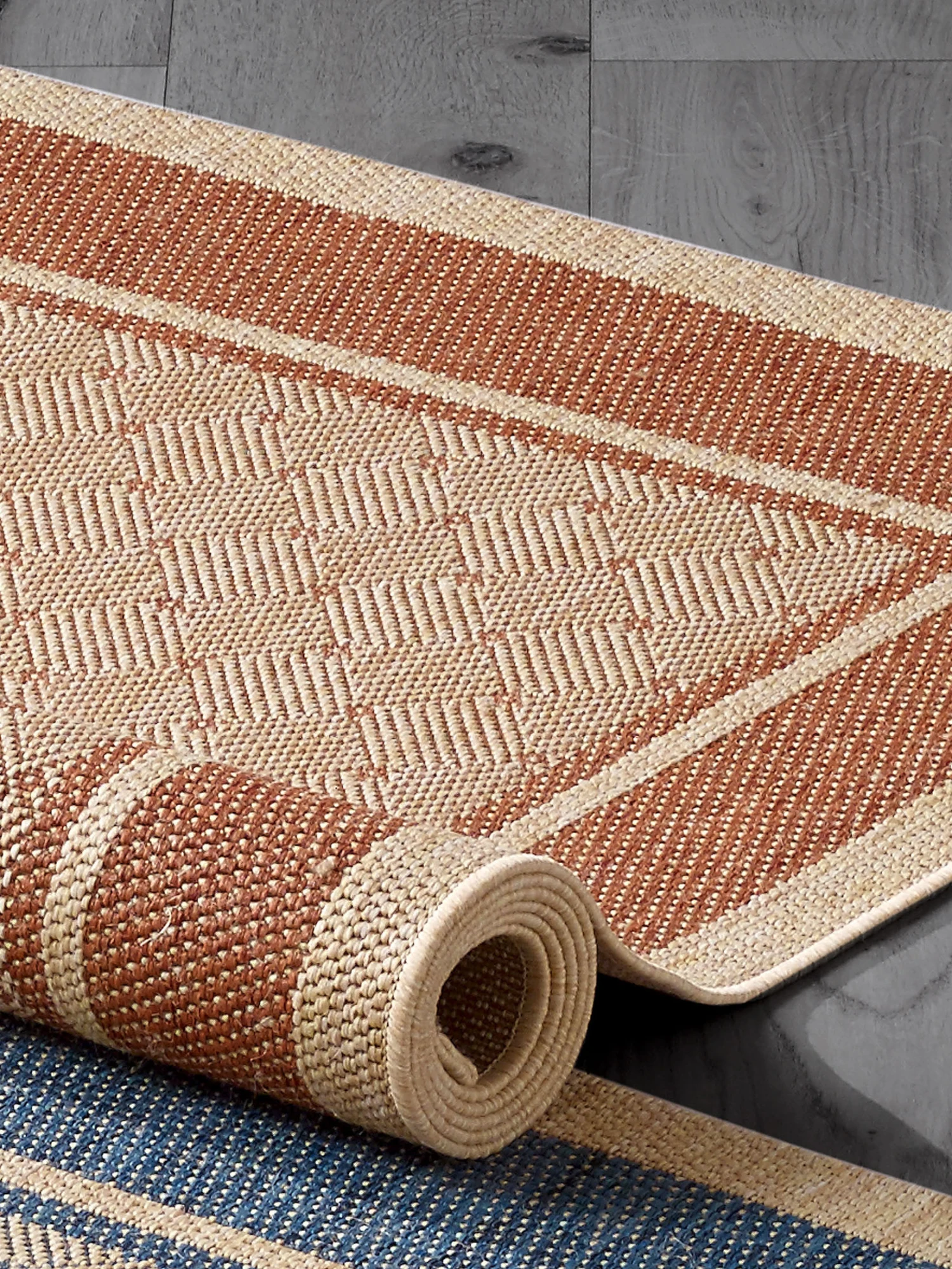 Flachgewebe-Teppich, Terra Flachgewebe-Teppich, Terra -Einrichtungsgegenstände Geschäft Valley Flachgewebe Teppich orange terra lup