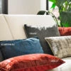 Kissen, Schieferblau -Einrichtungsgegenstände Geschäft VelvetTrend Kissen mehrfarbig mil