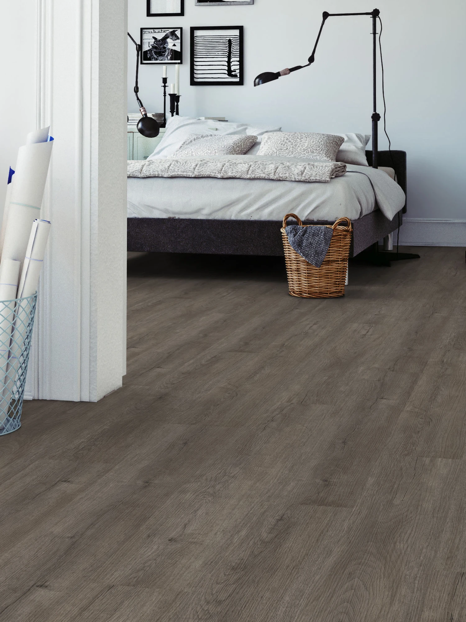 Vinylboden, Manor Oak 067 Vinylboden, Manor Oak 067 -Einrichtungsgegenstände Geschäft Vito VinylPlanke ManorOak067 mil