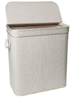 Korb, Weiss -Einrichtungsgegenstände Geschäft WaescheboxXL Korb Weiss 32x52x60 offen per2