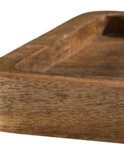 Deko-Tablett, Natural Wood 4 Deko-Tablett, Natural Wood -Einrichtungsgegenstände Geschäft Wanda DekoTablett Braun NaturalWood 17x27 lup