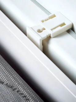 Rollo, Anthrazit -Einrichtungsgegenstände Geschäft WaveDuo Rollo Klemmtraeger mil