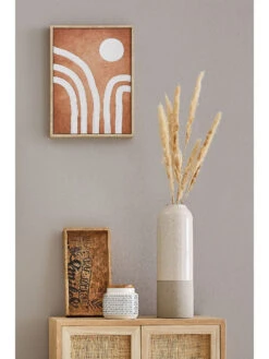 Leinwand Druck, Ocker