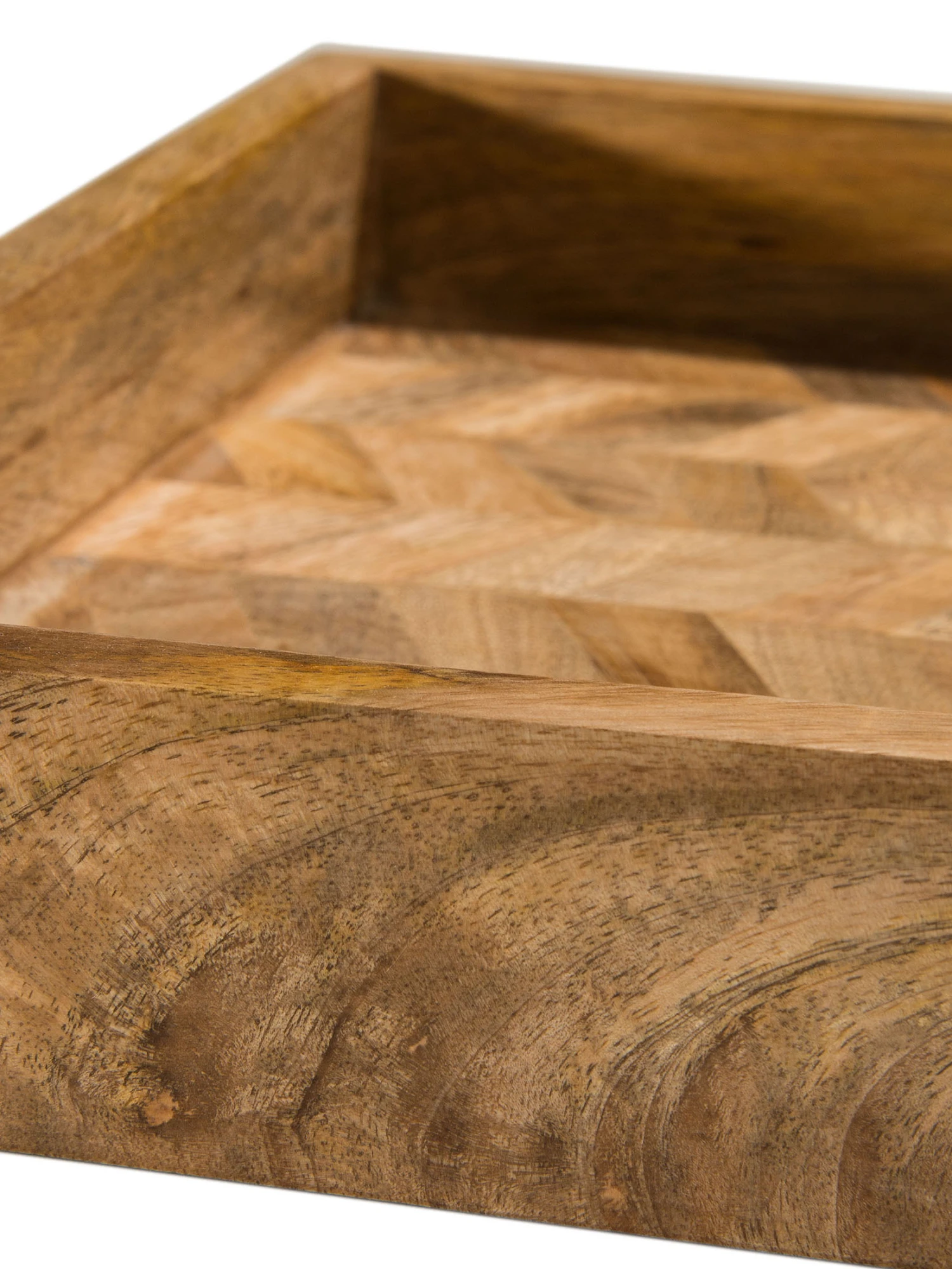 Deko-Tablett, Braun Deko-Tablett, Braun -Einrichtungsgegenstände Geschäft WoodenMosaik DekoTablett Braun 28x38x5 lup