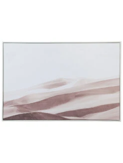 Leinwand-Druck-gerahmt, Hellbeige -Einrichtungsgegenstände Geschäft Wueste Druckgerahmt Grau Hellbeige 80x120 pla