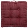 Bodenkissen, Bordeaux -Einrichtungsgegenstände Geschäft Yanni Bodenkissen Rot Bordeaux 45x45 pla