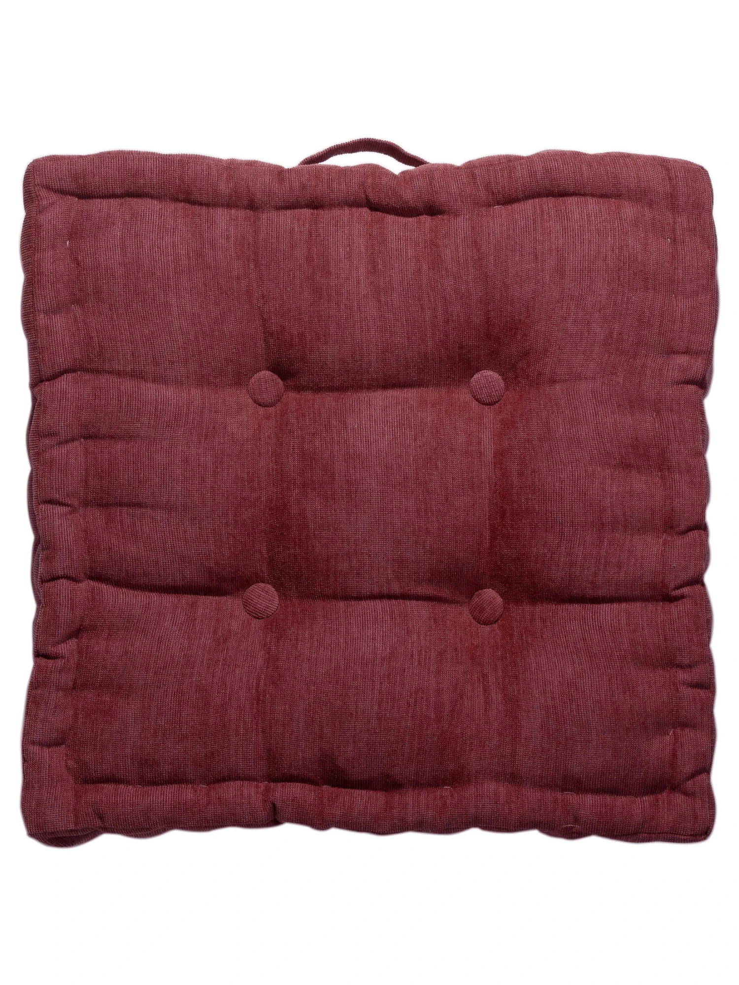 Bodenkissen, Bordeaux Bodenkissen, Bordeaux -Einrichtungsgegenstände Geschäft Yanni Bodenkissen Rot Bordeaux 45x45 pla