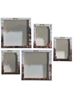 Druck, Hellbraun -Einrichtungsgegenstände Geschäft ZufluchtamMeer Leinwandbild Blau Hellbraun 25x25 ruk2